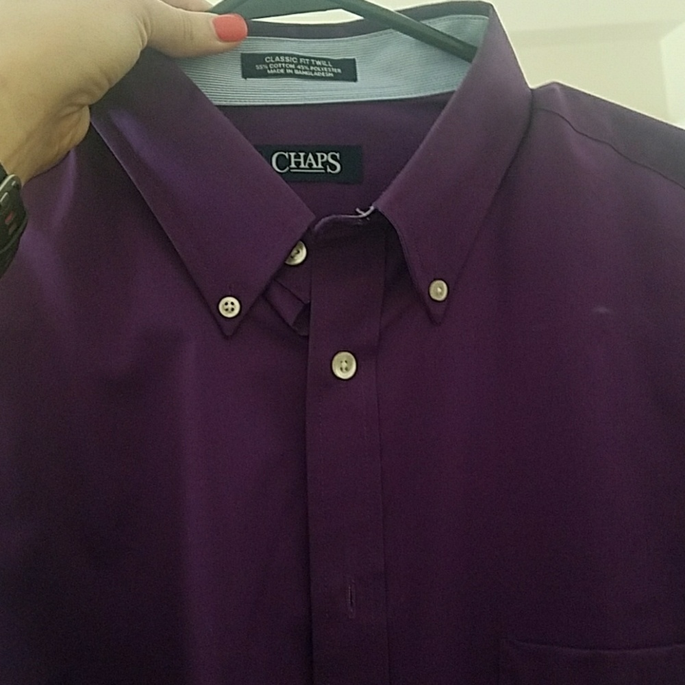 Purple dress shirt
